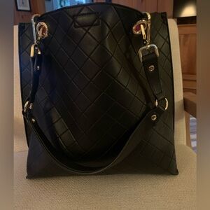 NWOT Calvin Klein reversible quilted tote